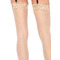 Панчохи з мереживною коронкою One Size Nuna Sheer Thigh High Stockings від Leg Avenue, бежеві