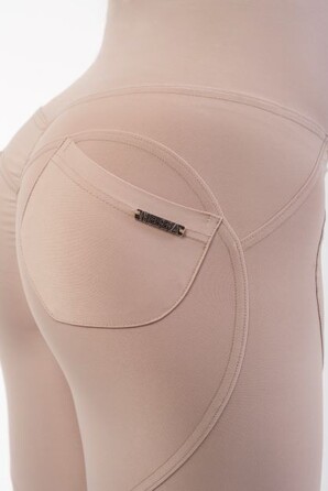 Штаны High Waist & Lifting Effect Bubble Butt pants Cream 587