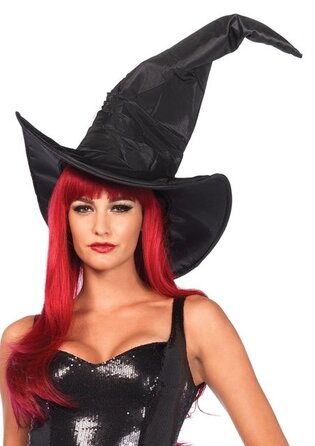 Большая шляпа ведьмы Leg Avenue Large Ruched Witch Hat O/S