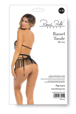 Комплект RASSEL TASSLE 3PC SET BLACK, S/M