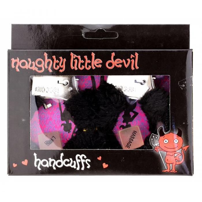 Наручники з кубиками Naughty Nights, Black
