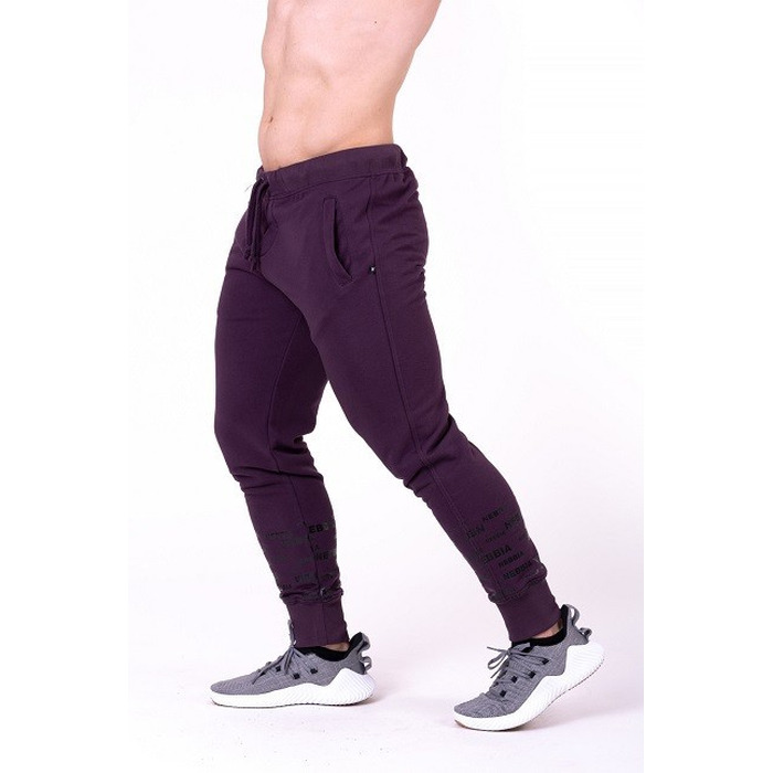 Спортивні штани Nebbia Gym Hero joggers 153 bordo
