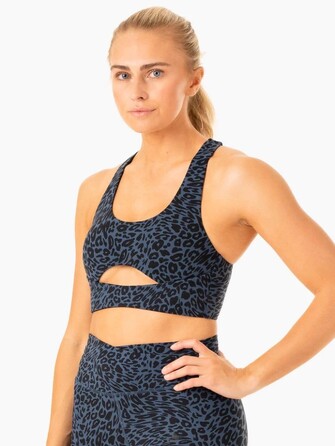 Топ Rotation Sports Bra - Navy Leopard
