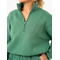 Толстовка Sideline Half Zip Jumper - Forest Green