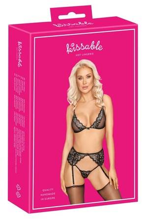 Кружевной комплект Kissable Suspender L/XL