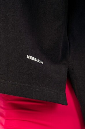 Футболка Organic Cotton Loose Fit 'The Minimalist” Crop Top 417 Black