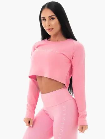 Укроп-топ Ryderwear Staples Cropped Sweater - Pink