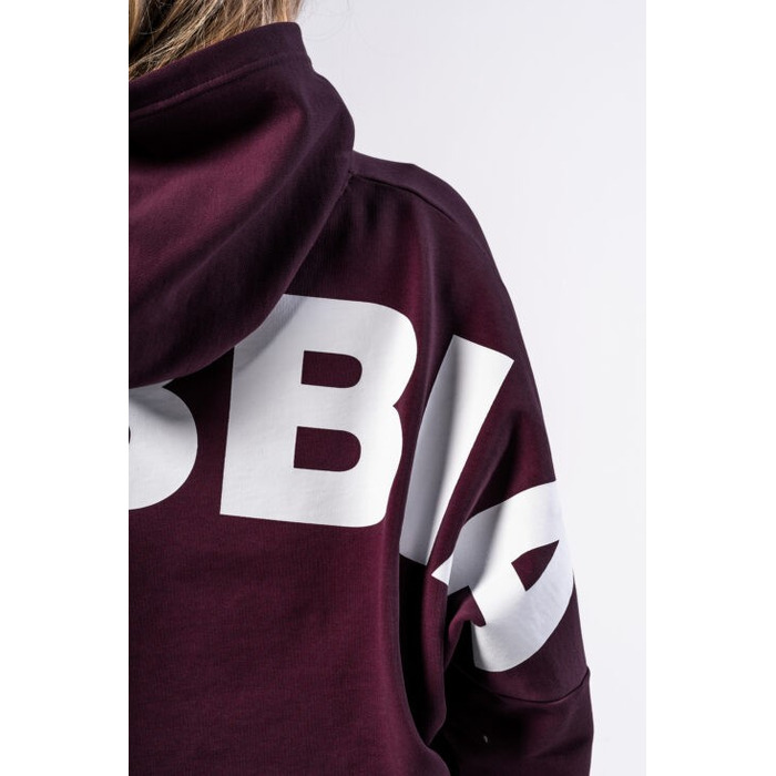 Худі Nebbia Oversized Hoodie OWN YOUR POWER Dark Red 433
