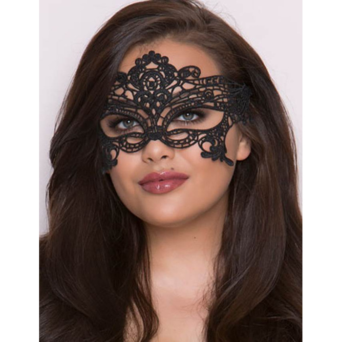 Маски на глаза Star Night кружевные, черные, 2 шт (без коробки)