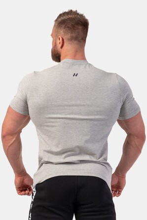 ФУТБОЛКА MINIMALIST LOGO NEBBIA T-SHIRT LIGHT GREY 291