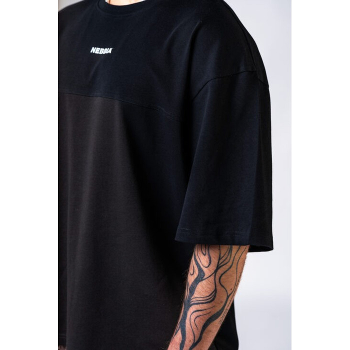 Футболка Nebbia Oversized Tee POWER Black 898