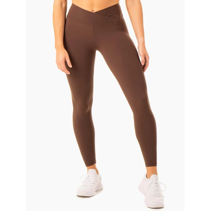 Леггинсы Serene Cross Over Scrunch Leggings - Chocolate