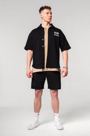 Сорочка Nebbia Oversized Shirt 90s THROWBACK Black 350