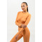 Топ Nebbia Cropped Long Sleeve Top ELEVATED Orange 468