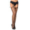 Панчохи в сіточку Daring Intimates, чорні, One Size