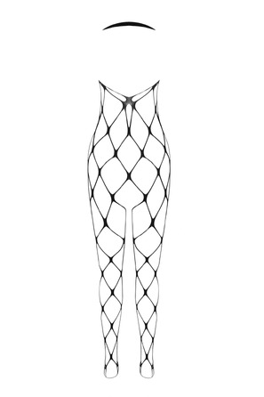 Комбинезон крупная сетка с открытым доступом Passion BS091 black