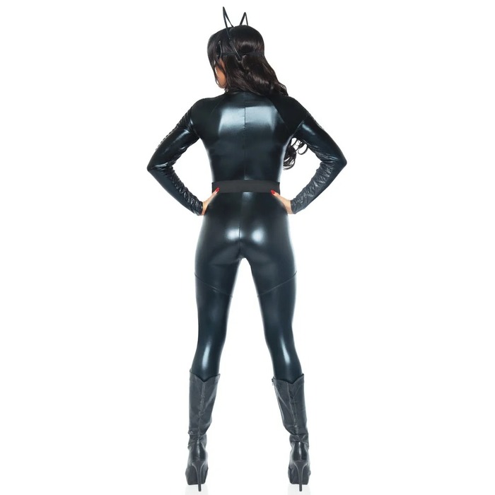 Костюм кішки Wicked Kitty Leg Avenue розмір L, 4 предмети, чорний