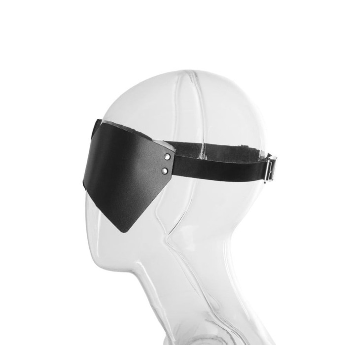 Маска на глаза Candy Hero MD3 черная кожа