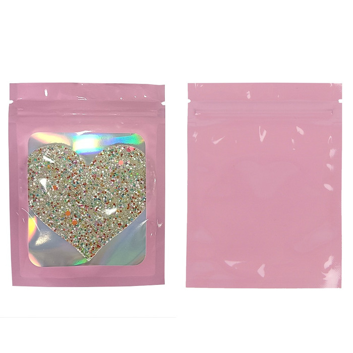 Пестисы на соски сердечки с глиттером Star Night светящиеся в темноте