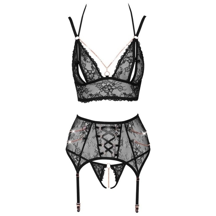 Комплект белья Bra Suspender Set L