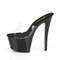 Шлёпанцы Pleaser Sky-301CRS, каблук 7 дюймов, 2 3/4-дюймовые PF-слайды, прозрачные/серебристые