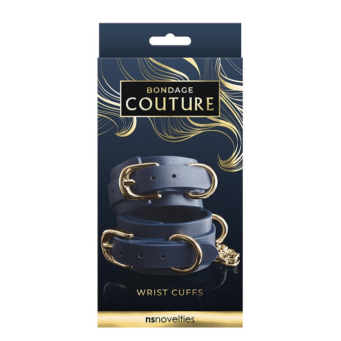 Оковы BONDAGE COUTURE WRIST CUFF BLUE
