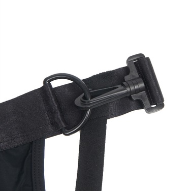 Мужской топ с длинным рукавом Star Night и трусы с открытым доступом, черные, S