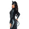 Костюм кішечки Leg Avenue Feline Femme Fatale, M, 3 предмети, чорний