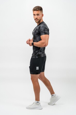 Футболка Nebbia Camouflage Compression T-shirt Maximum Black 338 Camo