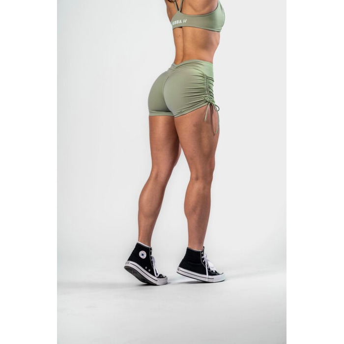 Шорти Nebbia Lace-Up Sculpting Shorts OWN YOUR POWER Light Green 429