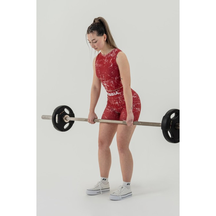 Шорти Nebbia High waisted leggings shorts 5'' HAMMIES Red 615