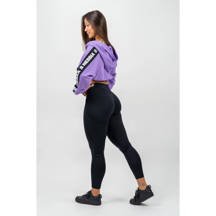 Худі Nebbia Cropped Zip-Up Hoodie Iconic Lila 254 Lilac
