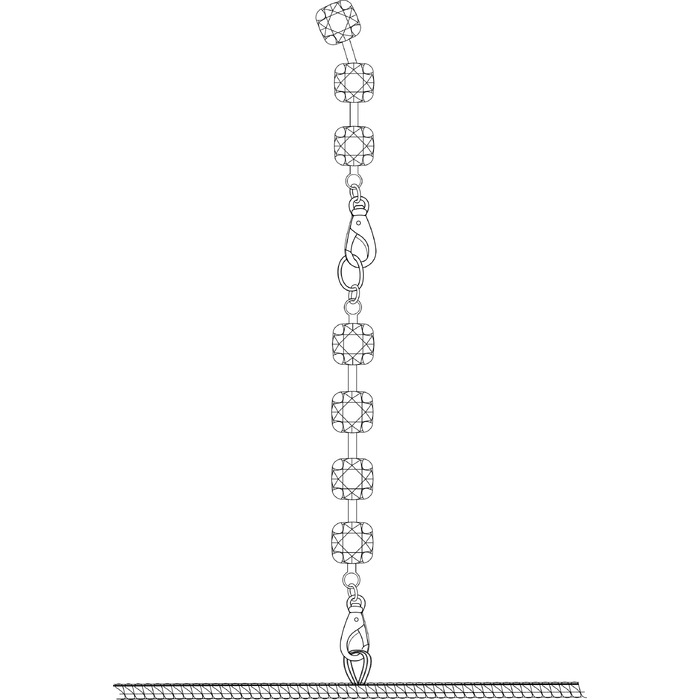 Платье винил, F307 Noir Handmade Mirage, с дорожкой страз по спине, черное, размер М