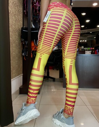 Легінси MyAngel With Honeycomb Print Yellow