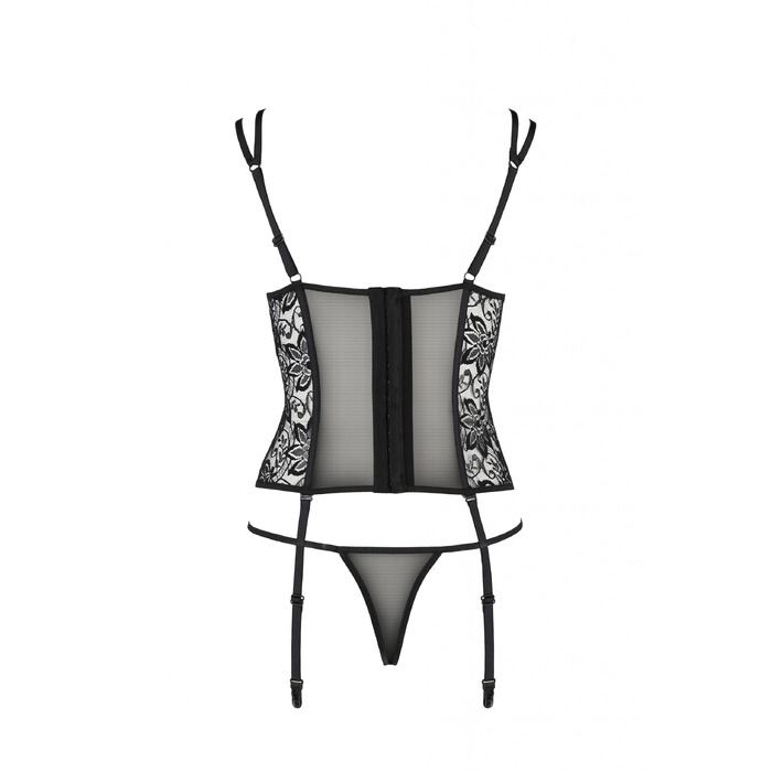 Корсет LETICIA CORSET black S/M - Passion