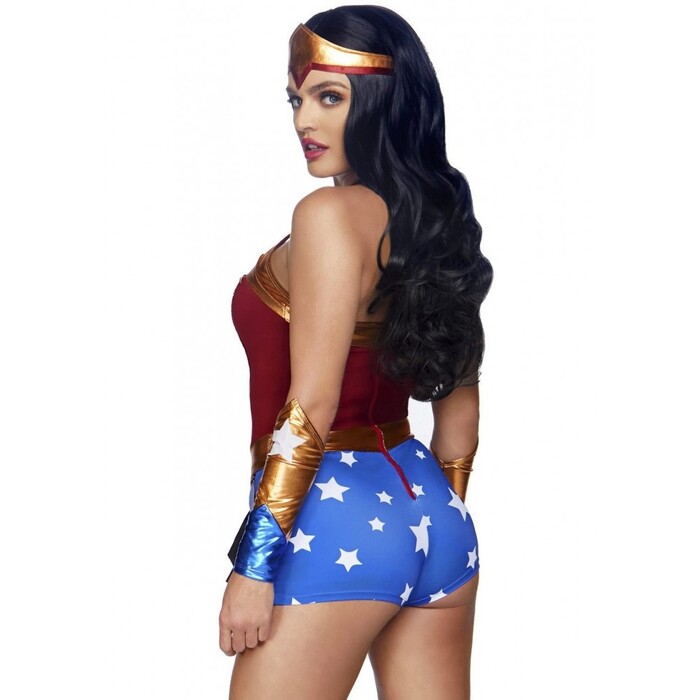 Костюм супер героїні Leg Avenue, S, Heart Stopping Hero