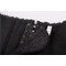 Корсет з квітковим принтом Star Night Corset Top з гачками та шнурівкою, чорний, M (без коробки)