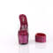 Шлепанцы Pleaser Bejeweled-712RS *Каблук 7 дюймов, 2 3/4 дюйма, декорированные шлепанцы PF RS с подходящей манжетой, прозрачные/фуксиевые