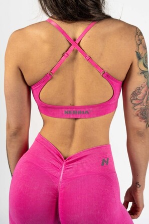 Топ Nebbia Medium-Support Sports Bra TOTALLY SEAMLESS Pink 305