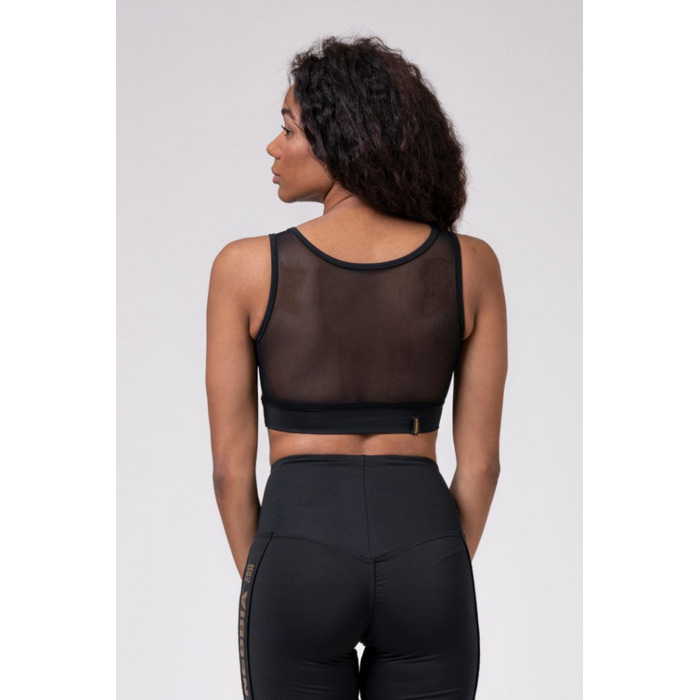 Топ Gold Mesh mini top 830 Black