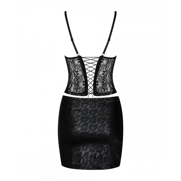 Комплект Obsessive Felisita корсет и юбка S/M