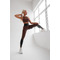 ЛЕГІНСИ BROWN LEGGING WITH BLACK BELT AND LEGS PRINT