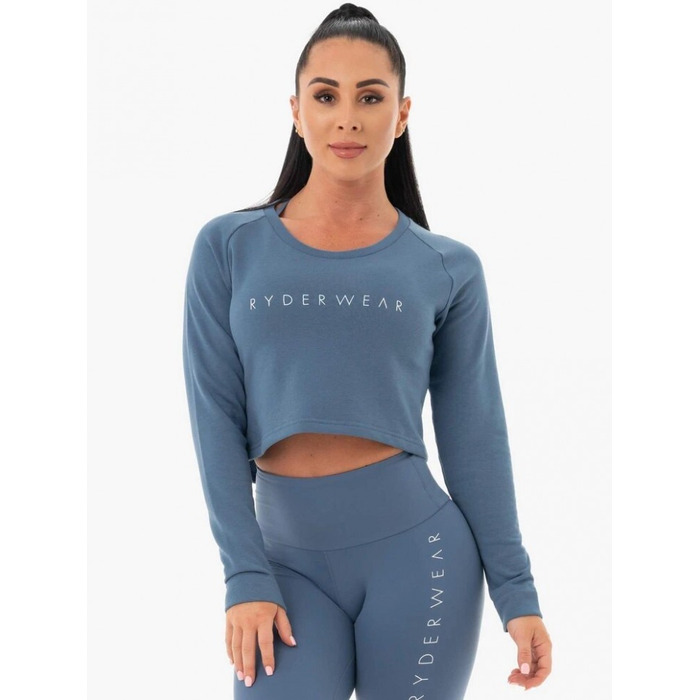 Кофта Ryderwear Staples Cropped Sweater Blue