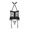 Комплект спідньої білизни в сітку Amanda Corset black S/M-Passion