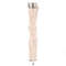 Ботинки Pleaser Flamingo-1051, каблук 8 дюймов, 4-дюймовый PF, открытый носок, шнуровка, до середины голени, молния сбоку, бежевый