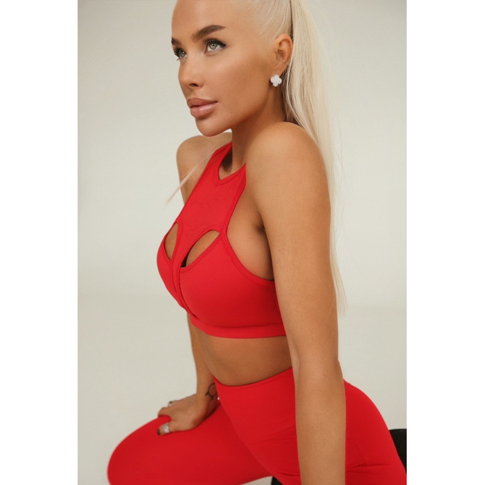 Топ Fitzona RED TOP WITH CUTOUT