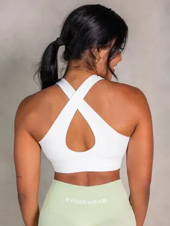 Топ Ryderwear NRG Seamless Scoop Neck Sports Bra - White