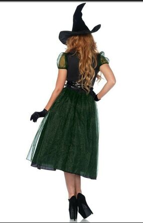 Жіночий костюм смарагдової відьми Leg Avenue Darling Spellcaster S