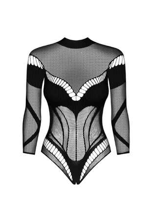 Боди с рукавами Obsessive B135 teddy S/M/L