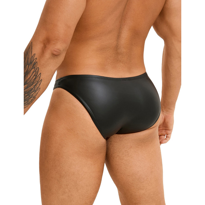 Сексуальные виниловые мужские трусы Star Night цвет черный, L